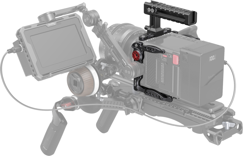 Kit carcasa camera foto video mirrorless cu maner, SmallRig 4110 Cage Kit Basic for RED Komodo / Komodo-X - imagine 5