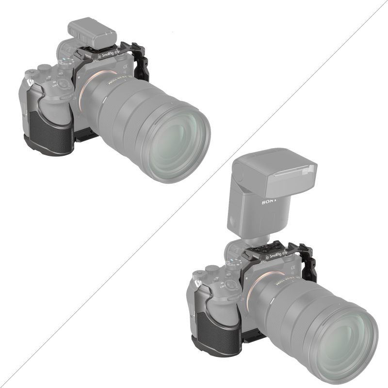 SmallRig 4533 Cage for Sony Alpha 9 III, Carcasa camera foto video mirrorless - imagine 4