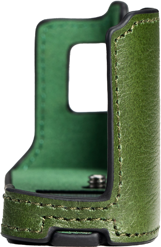 SmallRig 4701 Leather Half Case Kit for FUJIFILM X100VI (Green), Carcasa si curea piele camera foto video mirrorless - imagine 2