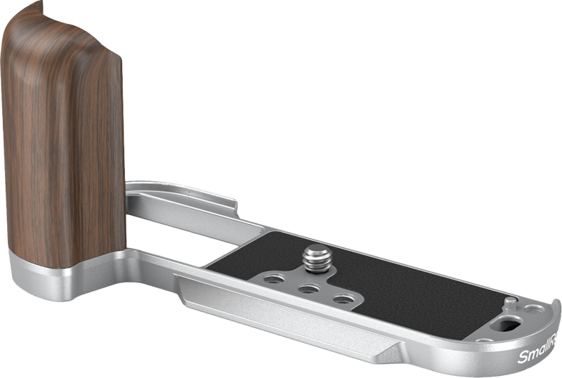 SmallRig 4784 Wooden L-Shape Grip for Fujifilm X-T50 Black, Grip din lemn camera camera foto mirrorless - imagine 3