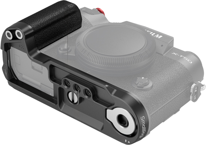 SmallRig 4783 Silicone L-Shape Handle for Fujifilm X-T50 Black, Grip din silicon camera camera foto mirrorless - imagine 3