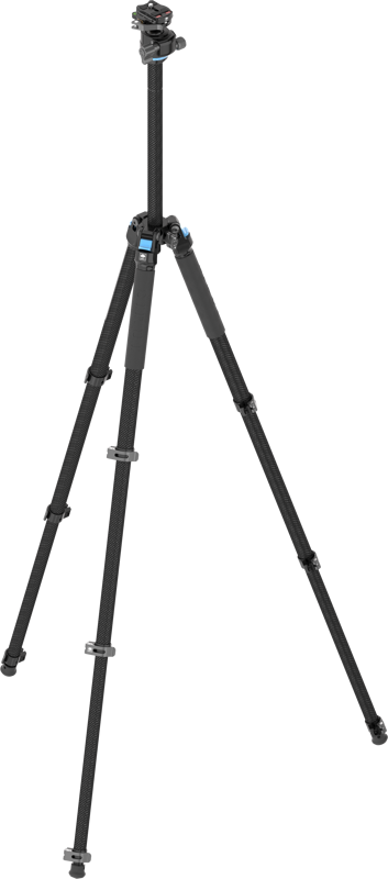 Sirui Carbon Fiber Tripod kit L-224F + KS-10 - imagine 2