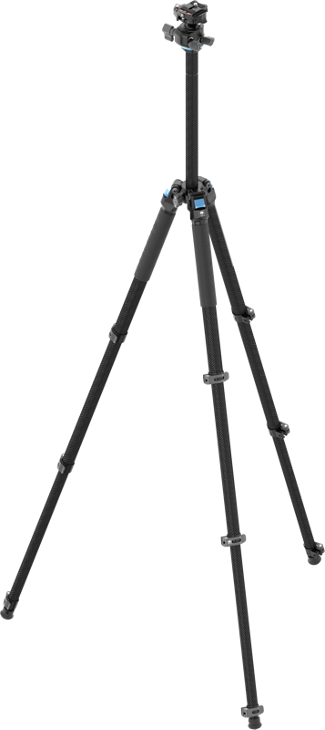 Sirui Carbon Fiber Tripod kit L-224F + KS-10 - imagine 3