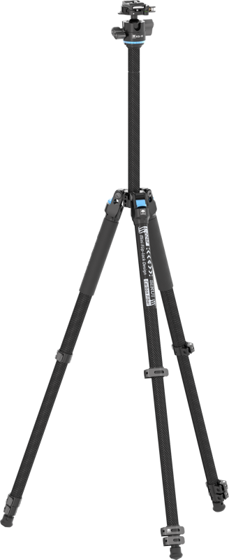 Sirui Carbon Fiber Tripod kit L-224F + KS-10 - imagine 4