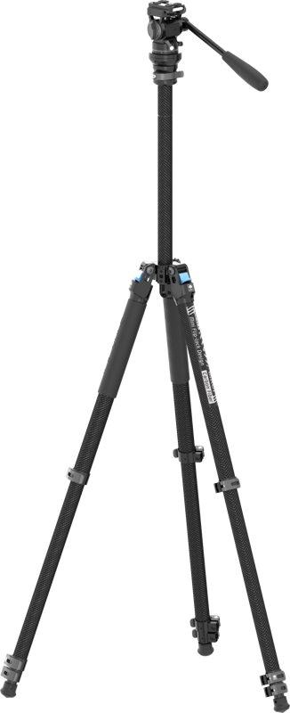 Sirui Carbon Fiber Tripod kit L-224F + KV-5 - imagine 2