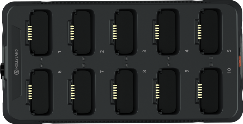 Hollyland Solidcom BPK01 10-Slot Battery Charging Base - imagine 2