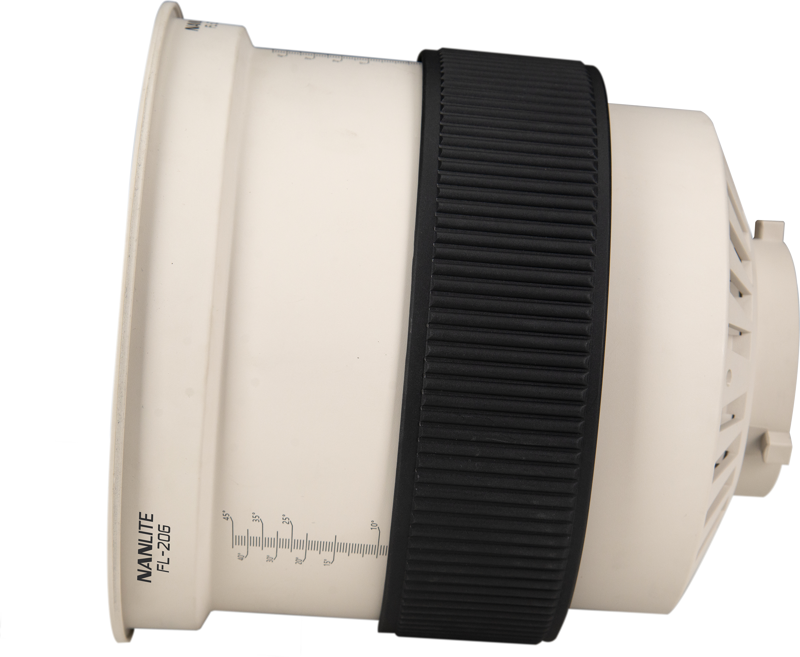 Nanlite FL-20G Lentila Fresnel cu Voleti, Montura Bowens 10-45 Grade, Pentru Forza 300/500 si FS Series - imagine 4