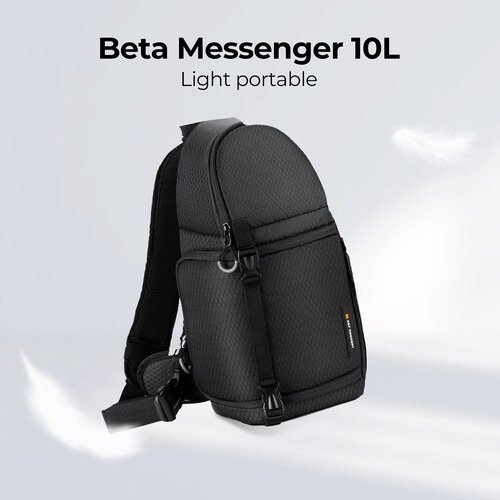 Geantă tip sling K&F Concept Beta Series, 10L, neagră, ideală pentru camere foto și accesorii. - imagine 11