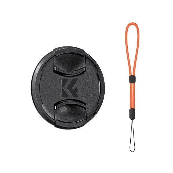 K&F Capac filtru K&F 82mm Lens Cap & String - imagine 5
