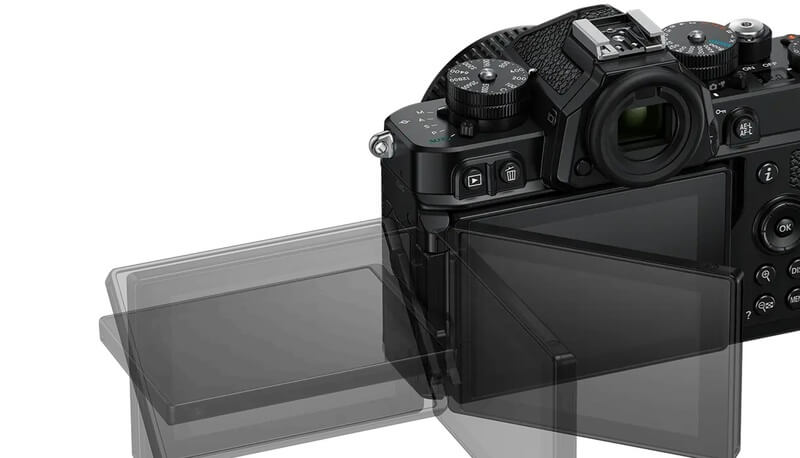 monitor tactil complet articulat vari angle profil monocrom nikon zf