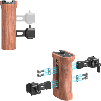 Avatar-Shop|SmallRig 2187 Side Handle Wooden Nato, Maner video|SmallRig