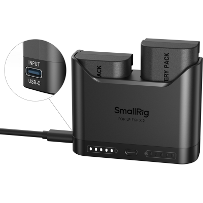 Avatar-Shop|SmallRig 5484 Turbo Charging Kit for LP-E6NH Camera Batteries|SmallRig