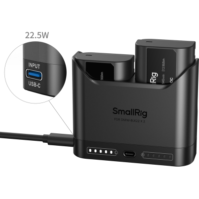 Avatar-Shop|SmallRig 5487 Turbo Charging Kit for DMW-BLK22 Camera Batteries|SmallRig