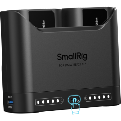 Avatar-Shop|SmallRig 5487 Turbo Charging Kit for DMW-BLK22 Camera Batteries|SmallRig