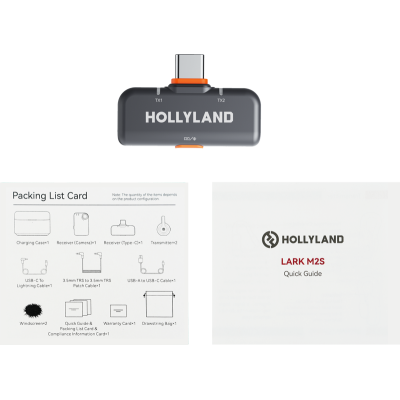 Avatar-Shop|Hollyland LARK M2S USB-C Receiver (Space Gray) Fit for Lark M2S|HOLLYLAND