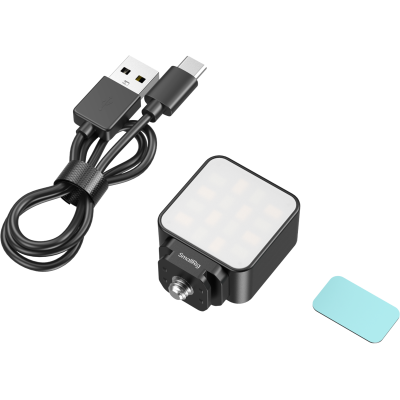 Avatar Shop|SmallRig 5446 Lumina de Umplere pentru Camere de Actiune, Montare Magnetica, 3000K-6000K, Baterie 500mAh, Compatibil DJI Osmo|SmallRig