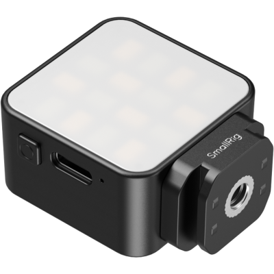 Avatar Shop|SmallRig 5446 Lumina de Umplere pentru Camere de Actiune, Montare Magnetica, 3000K-6000K, Baterie 500mAh, Compatibil DJI Osmo|SmallRig