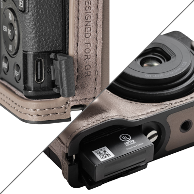 Avatar Shop|SmallRig 5677 Leather Case Kit for RICOH GR IV / GR III / GR IIIx / GR III HDF / GR IIIx HDF (Grey)|SmallRig