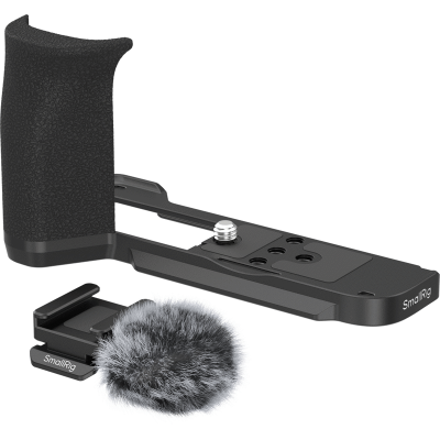 Avatar Shop|SmallRig 5808 L-Shaped Mount Plate with Handle for Canon PowerShot V1 (Black)|SmallRig