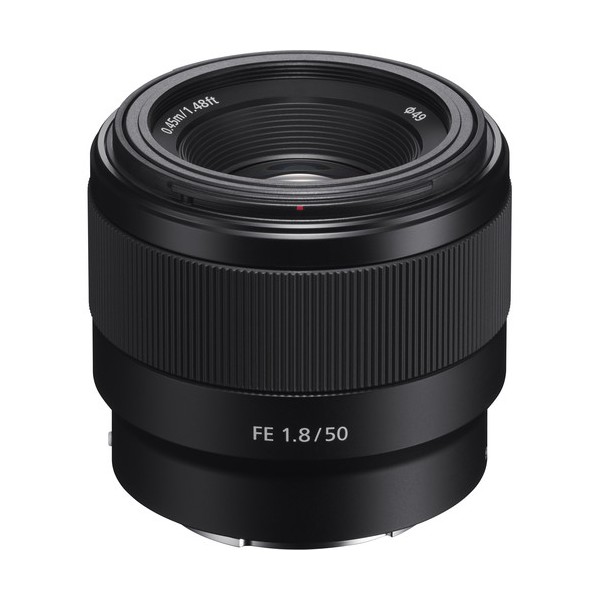 Sony FE 50mm F1.8 Obiectiv Foto, Montura E, Full Frame, Diafragma f/1.8, Autofocus DC, 7 Lamele Diafragma