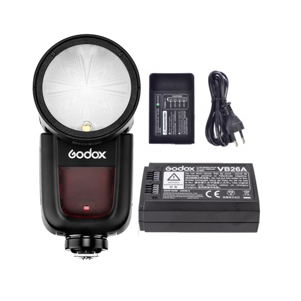 Godox V1 Blitz foto TTL cu cap rotund pentru Canon