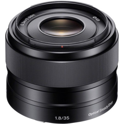 Sony E 35mm f/1.8 OSS Obiectiv APS-C, Montura Sony E-mount, Diafragma F1.8, Stabilizare...