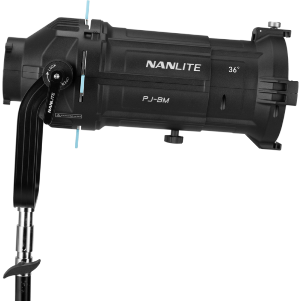 Nanlite PJ-BM-36 Proiector Optic, Montura Bowens, Lentila 36°, Pentru lampile Forza 300/500/720 si FC Series