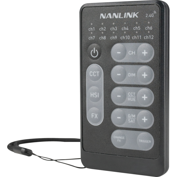 Nanlite WS-RC-C2 Telecomanda Wireless 2.4GHz pentru Lumini RGB si Bi-Color