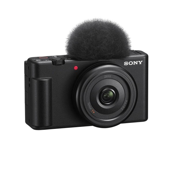 Sony ZV-1F Camera Vlogging, Obiectiv Ultrawide 20mm F2.0, 4K 30p, Senzor 1.0 20.1MP, Bokeh Optic, Microfon 3 Capsule