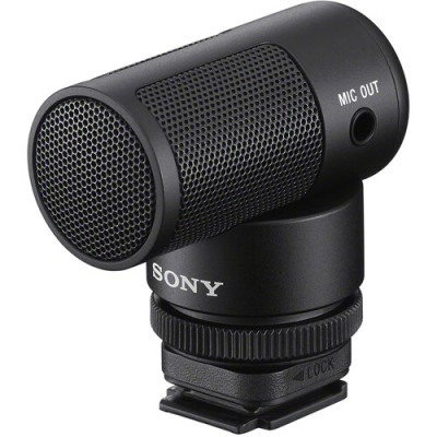 Sony ECM-G1 Microfon Ultracompact pentru Vlogging, Model Supercardioid, Capsula 14.6mm,...