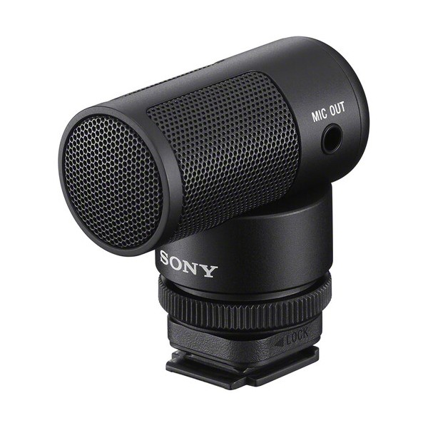 Sony ECM-G1 Microfon Ultracompact pentru Vlogging, Model Supercardioid, Capsula 14.6mm, Patina MI, Mufa 3.5mm