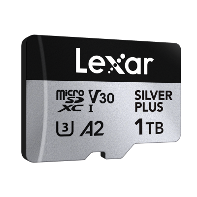 Avatar-Shop|Lexar microSDXC Professional SILVER Plus UHS-I/U3/A2/4K R205/W150 (V30) 1TB, Card memorie MicroSD|LEXAR