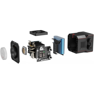 Avatar-Shop|SmallRig 4376 RC 60B COB Lampa Video LED Bi-Color 2700 - 6500K 60W Cu Baterie si Clema Powerbank|SmallRig