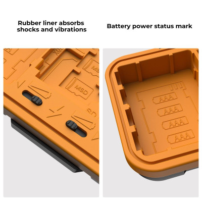 Avatar Shop|Geanta Protectie Baterii si Carduri Memorie K&F, Hardcase, Impermeabila, pentru 2 Baterii si 12 Carduri (SD/TF/CF sau XQD)|K&F Concept