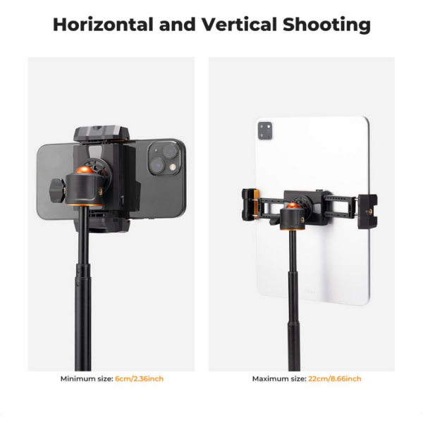 K&F MS20, Cap holder pentru smartphone si tableta