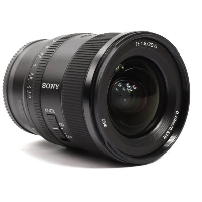 buton de-click diafragma sony 20mm g