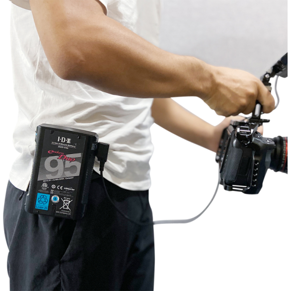 SmallRig 2990 Battery Plate V-Mount w Belt Clip, Placa pentru Baterie V-Mount cu Clip de Centura