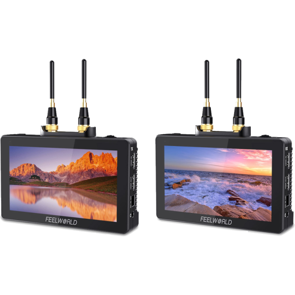 Feelworld FT6+FR6 monitor and transmitter, Set monitoare wireless