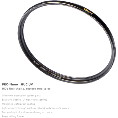 Avatar Shop|NiSi Filter UV Pro Nano HUC 43mm, Filtru UV, Rama din Alama, Diametru 43mm, Grosime 3,5mm, Acoperire Nano U|NISI