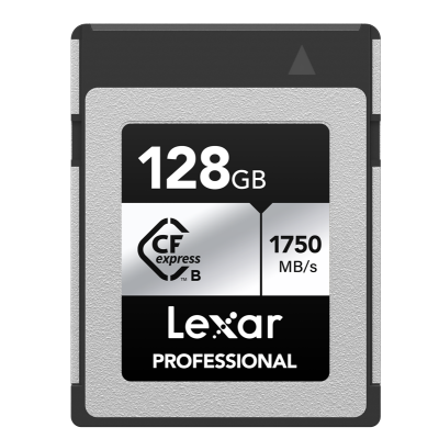 Lexar CFexpress Pro Silver Serie R1750/W1300 128GB, Card memorie