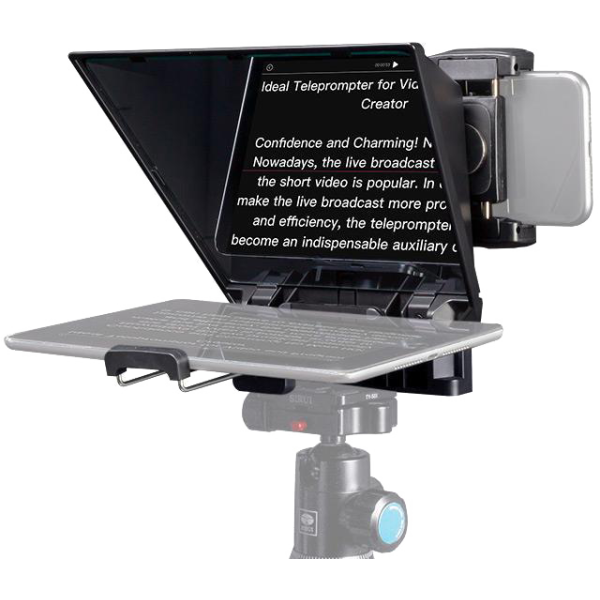 Feelworld Teleprompter TP2A for Smartphone & DSLR, Teleprompter pentru smartphone, camera DSLR, Mirrorless