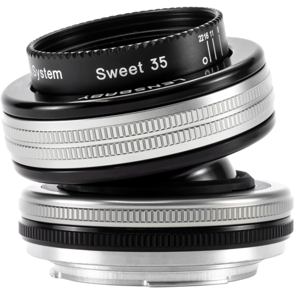 Lensbaby Composer Pro II Obiectiv, Optica Sweet 35, Montura Nikon Z, Focalizare Selectiva, Corp Metal