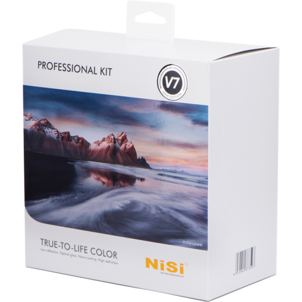 NiSi Professional Kit 100mm System V7, Suport Filtre Aluminiu, CPL True Color 86mm, ND8-ND32000, GND8 Soft/Medium/Reverse