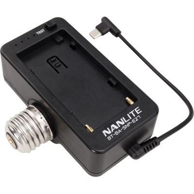 Nanlite NPF Battery Adapter with E27 Head
