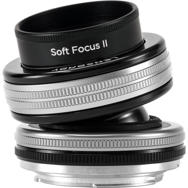 Lensbaby Composer Pro II W/ Soft Focus II, Montura Nikon Z, Sistem Optic Interschimbabil, Efect Soft Focus