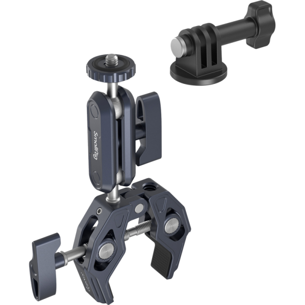 SmallRig 3757 Crab-Shaped Clamp with Ballhead Magic Arm, Clema tip menghina cu cap