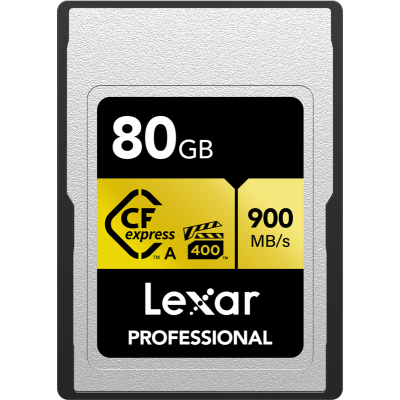 Lexar CFexpress Pro Gold R900/W800 - VPG400 (Type A) 80GB, Card memorie