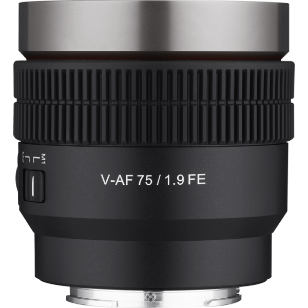 Samyang V-AF 75mm T1.9 Sony FE, Obiectiv video, cinematic, mirrorless, montura Sony