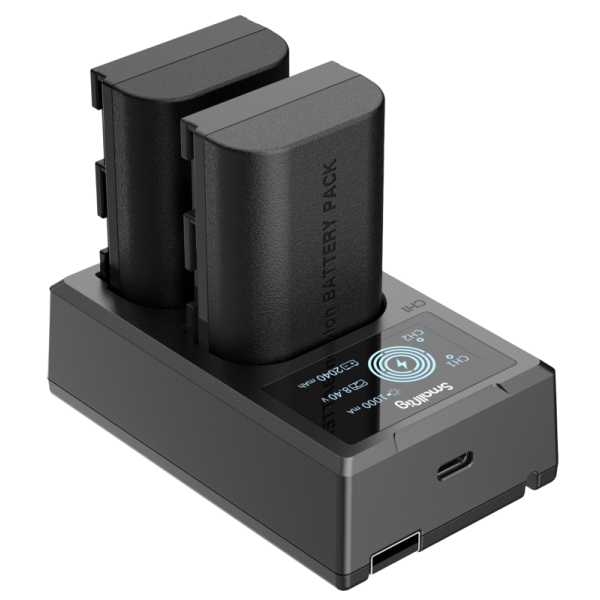 Incarcator dublu Canon, SmallRig 3821 LP-E6NH Battery & Charger Kit