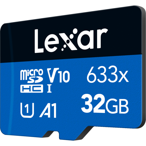Lexar microSDHC 633x UHS-I/A1/U3/10 R95/no adap (V10) 32GB, Card memorie MicroSD
